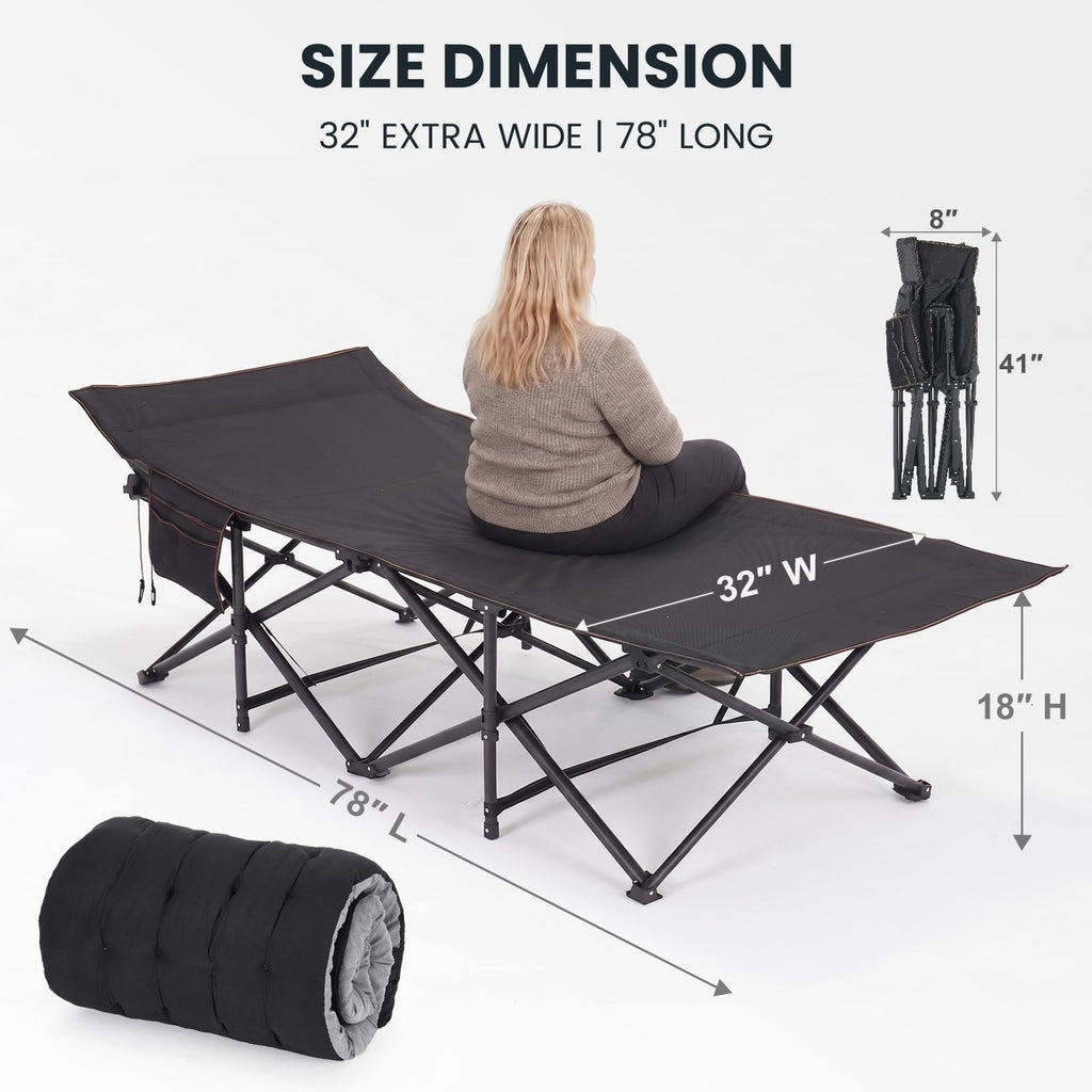 Oversized XXL Folding Camping Cot O716