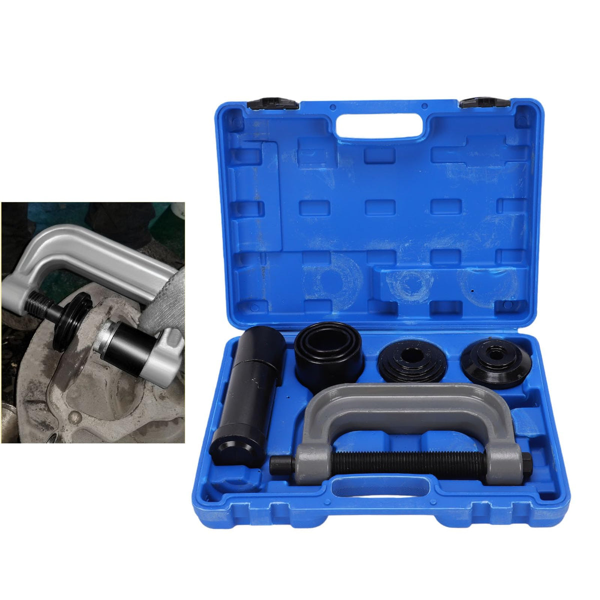 Ball Joint Press Kit U Joint Removal Tool with 4WD Adapter and Portable Case H83989