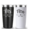 20 oz Black & White Tumbler T391050