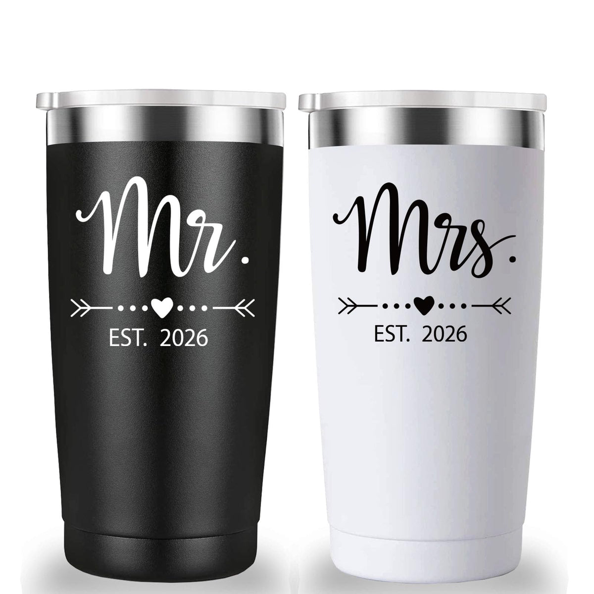 20 oz Black & White Tumbler T391050