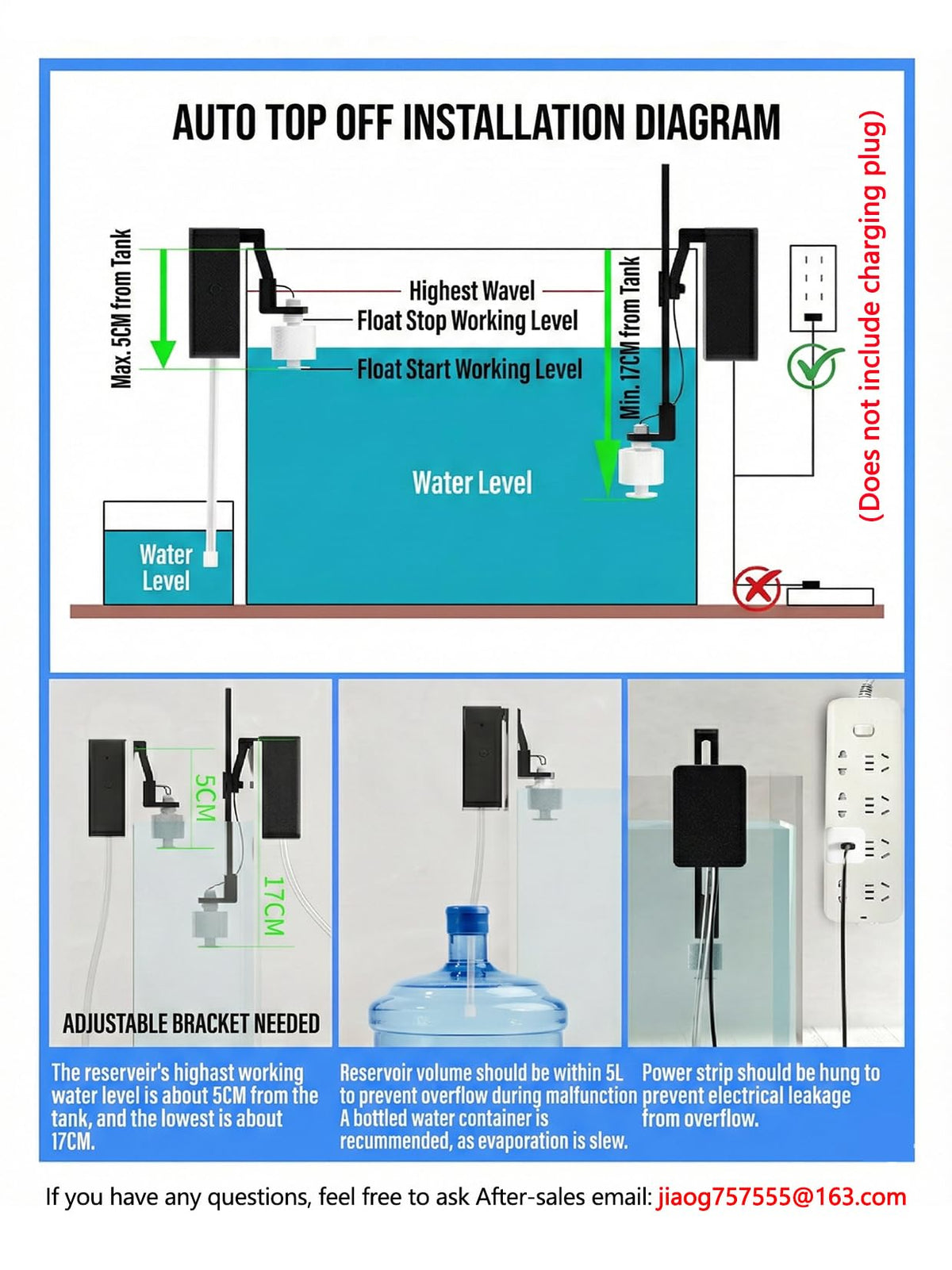 Auto Top Off System with Float Sensor P5262