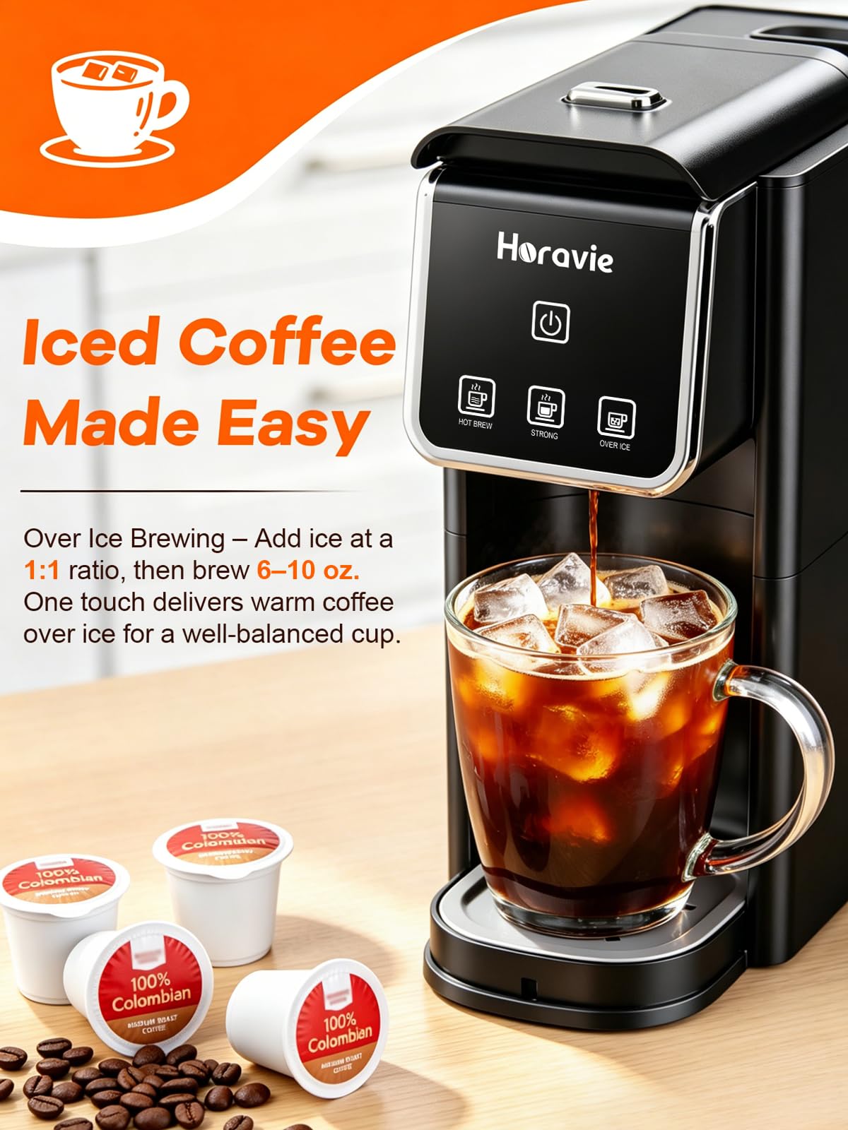 Black Single Serve Coffee Maker M956797