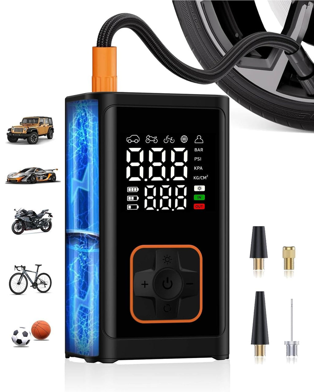 Portable Air Compressor 150PSI Cordless Auto-Shutoff S3670