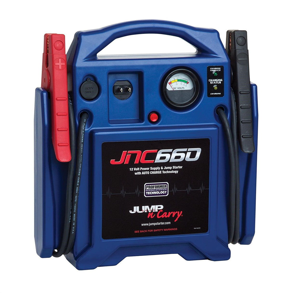 1700 Peak Amp 12 Volt Jump Starter with Charging Cord C132757