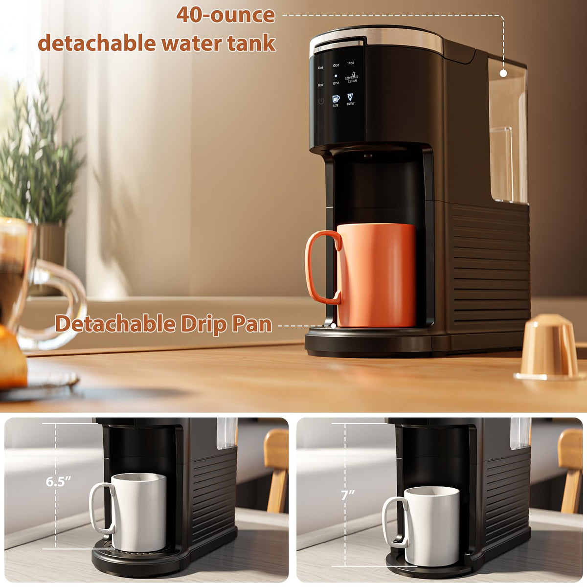 Single Serve Coffee Maker W3714