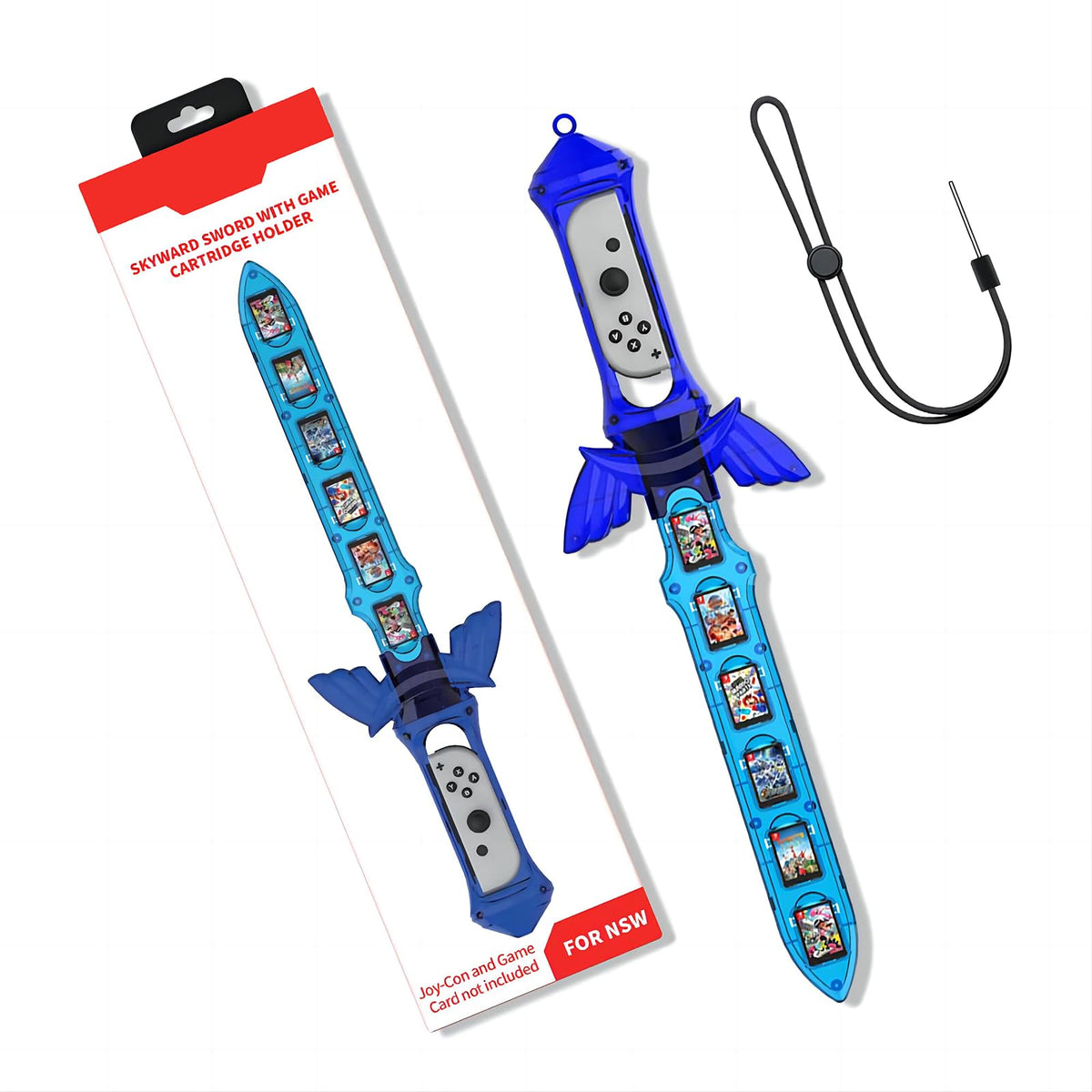 Sword Accessories for Nintendo Switch with 12 Game Card Slots R455682
