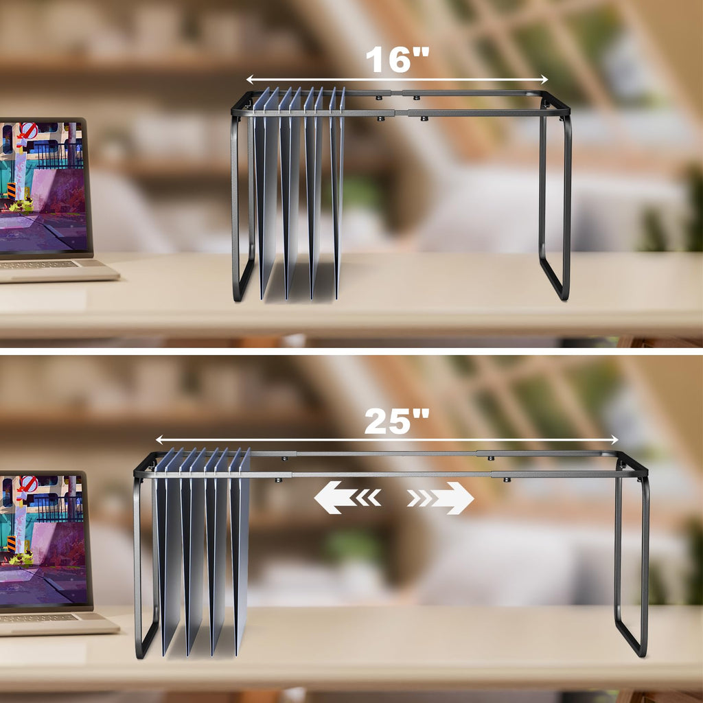 2 Set Adjustable Hanging File Folder Frame D524