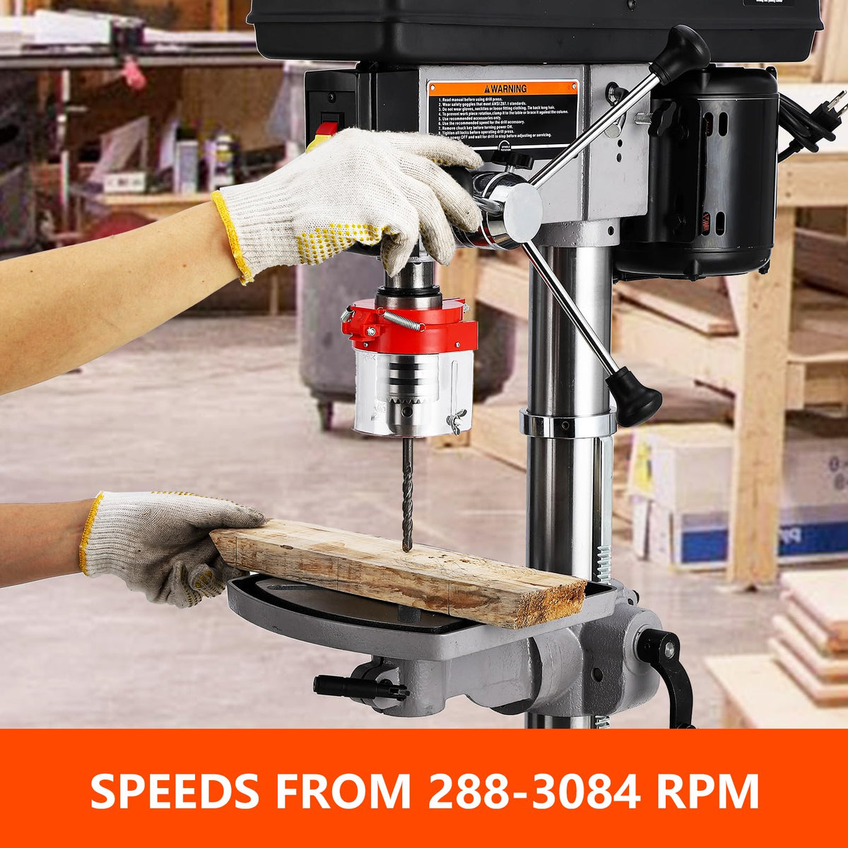 13 in 7.5 Amp Variable Speed Cast Iron Drill Press C116