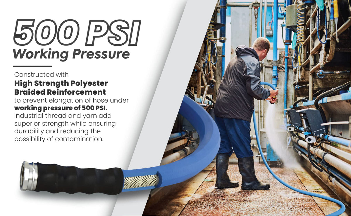1" x 100' Rubber Garden Hose Y276601