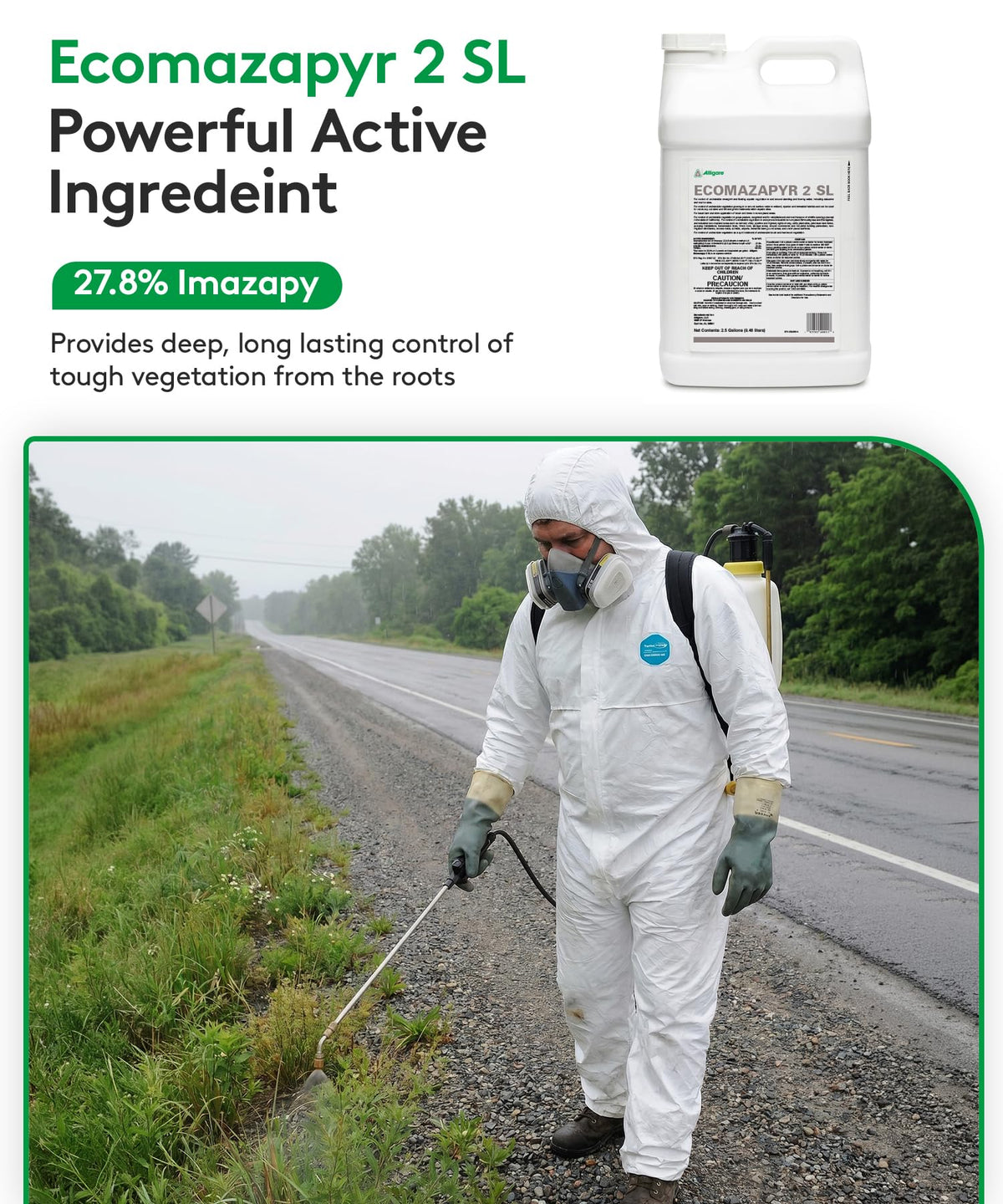 27.8% Imazapyr Herbicide 2.5 Gallon S287