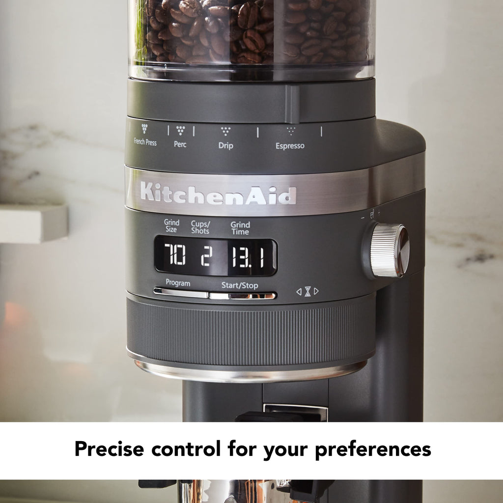 Charcoal Grey Burr Coffee Grinder T496