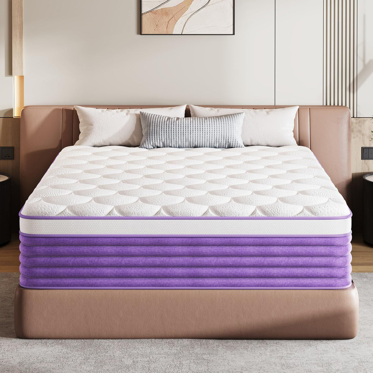 Queen 12 Inch Hybrid Mattress T761564