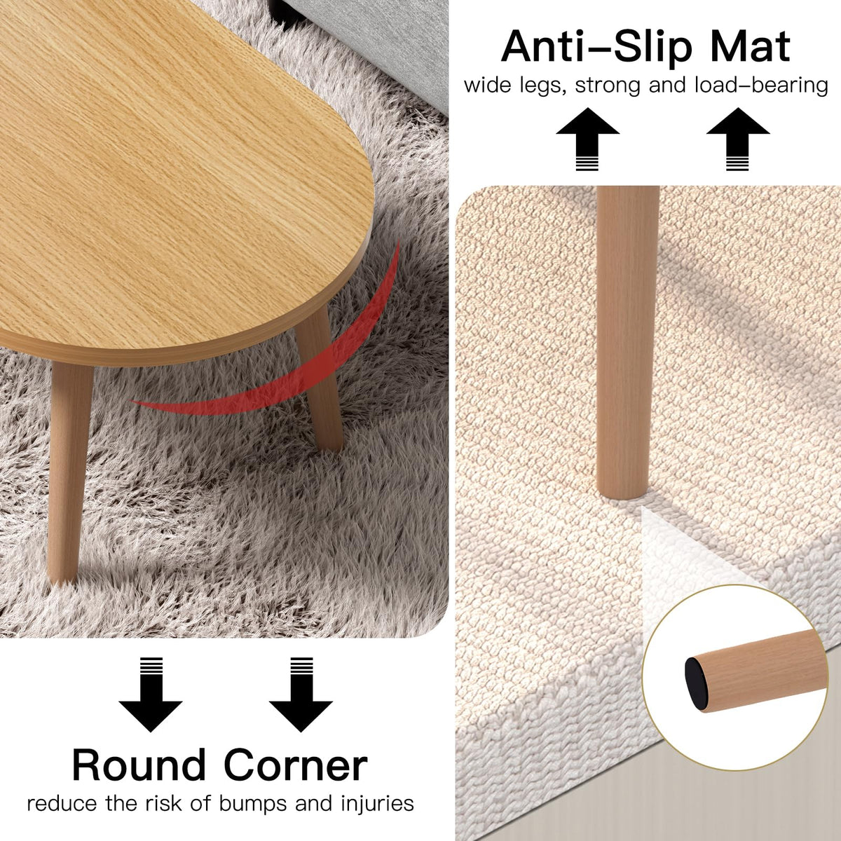 Small Oval Coffee Table O322