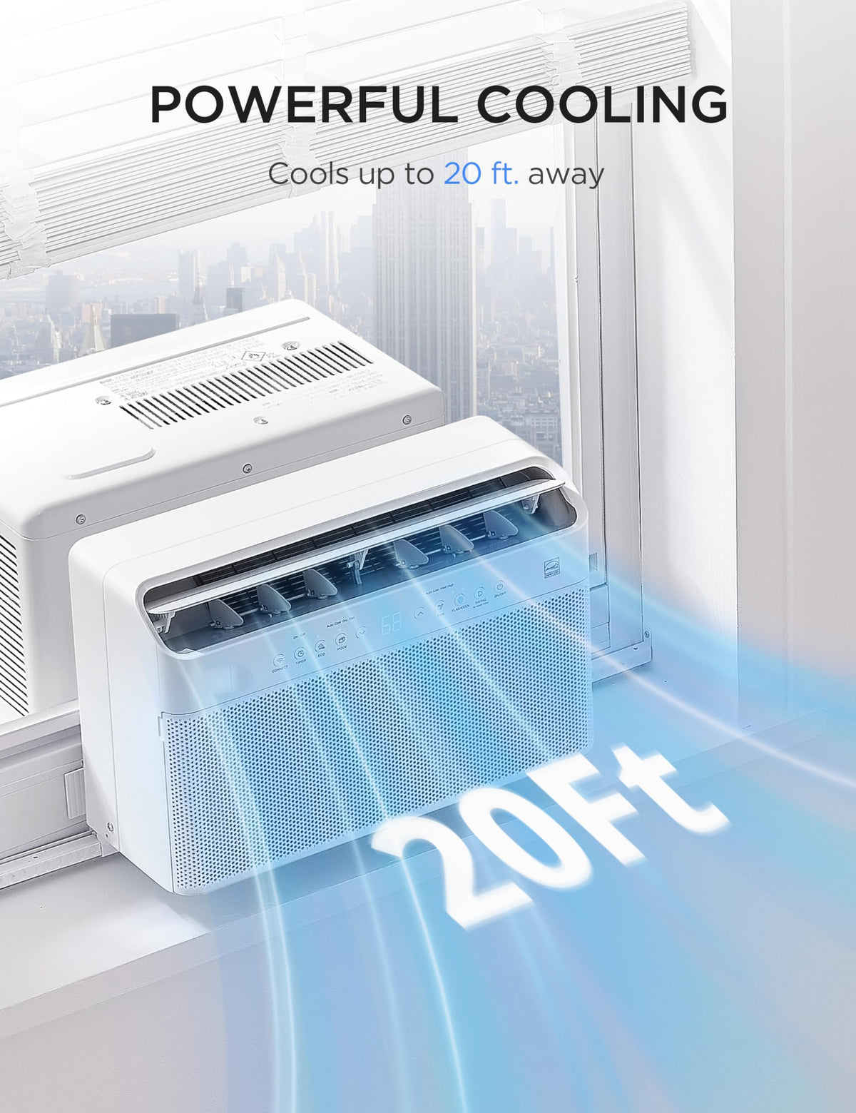 0,000 BTU U Shaped Window Air Conditioner F364992
