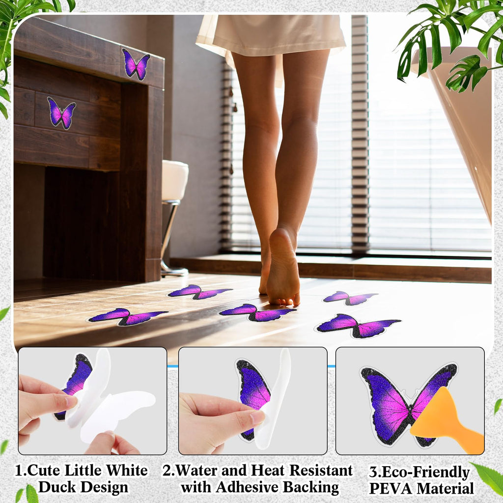 20 Pcs Non Slip Bathtub Stickers with Scraper C1231