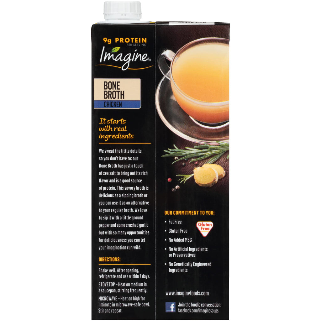 Organic Chicken Bone Broth 32 Oz (Pack of 12) R280