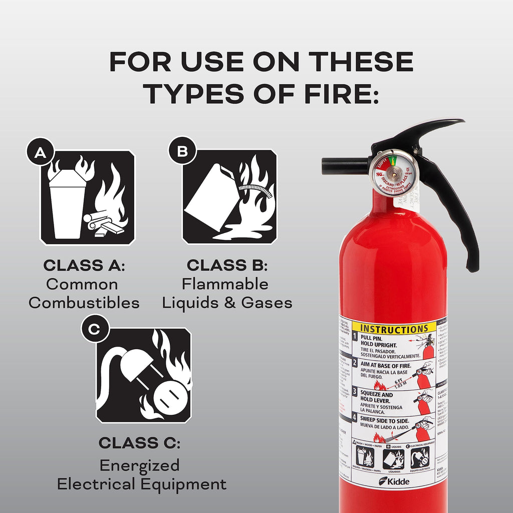 Kitchen + Home Fire Extinguisher Set H8857