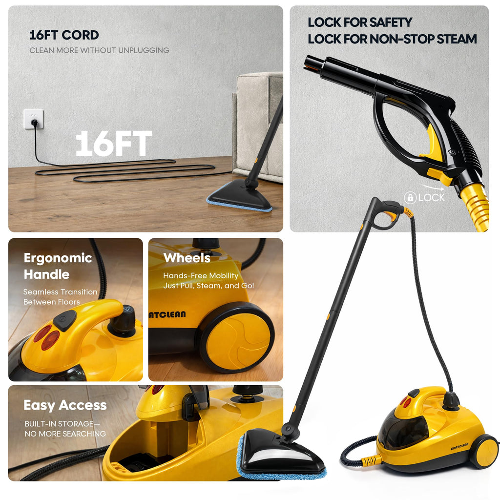 Heavy-Duty Steam Cleaner B23586