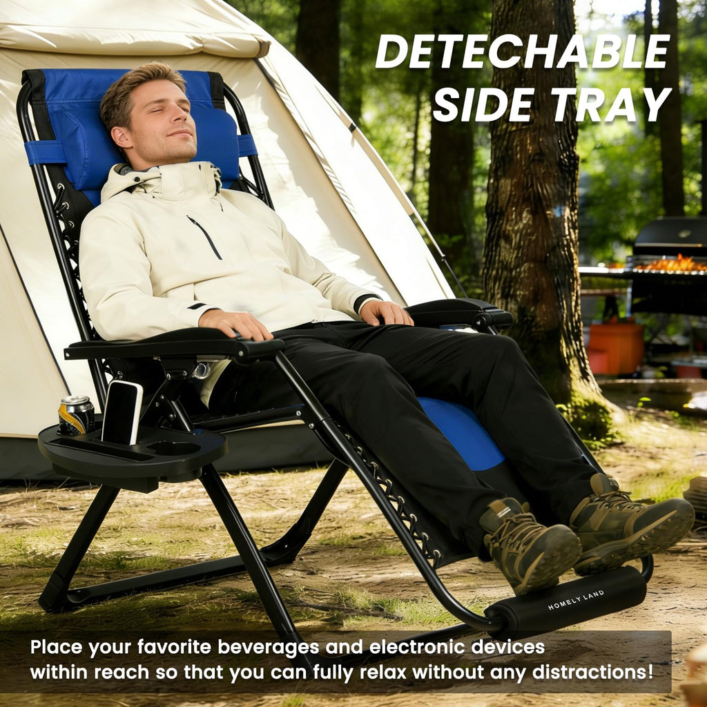 Oversized Padded Zero Gravity Lounge Chair F546