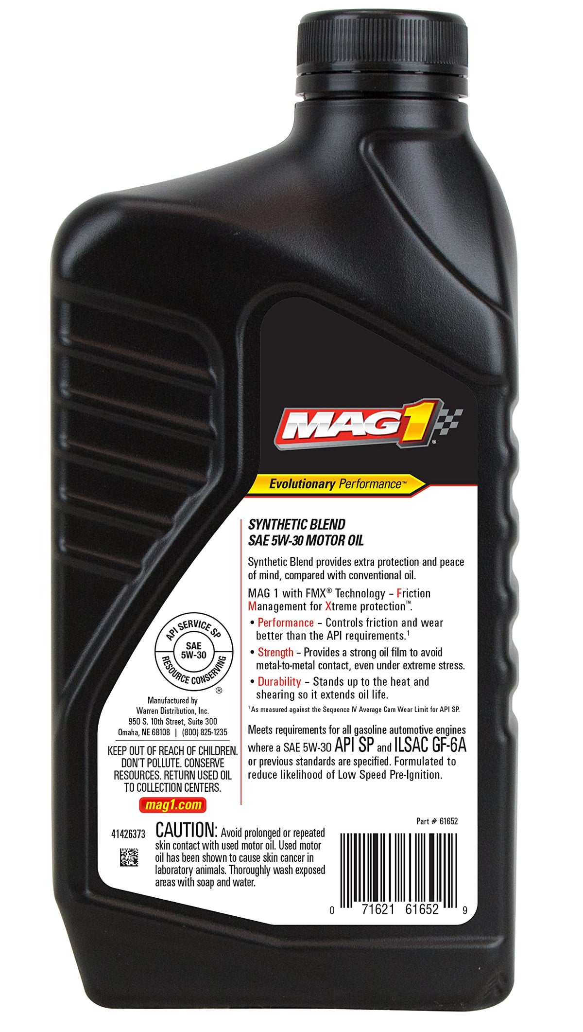 5W-30 Synthetic Blend Motor Oil 1 Quart F672