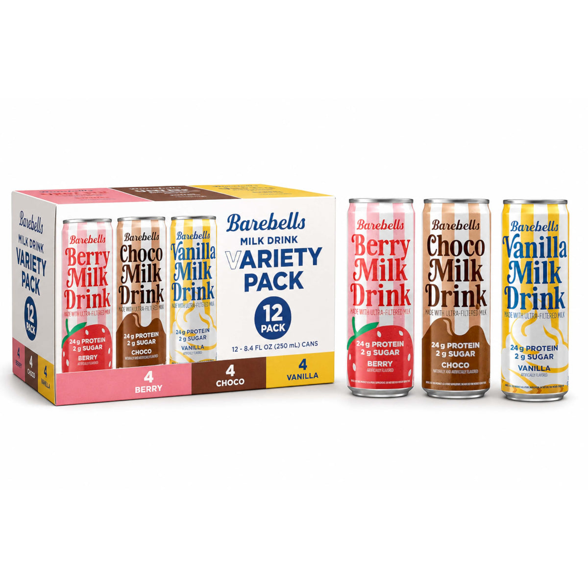 Protein Milk Drink Variety Pack 24g 12 Pack R9832