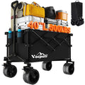 40" Black Collapsible Wagon Cart 500lbs 250L F764209