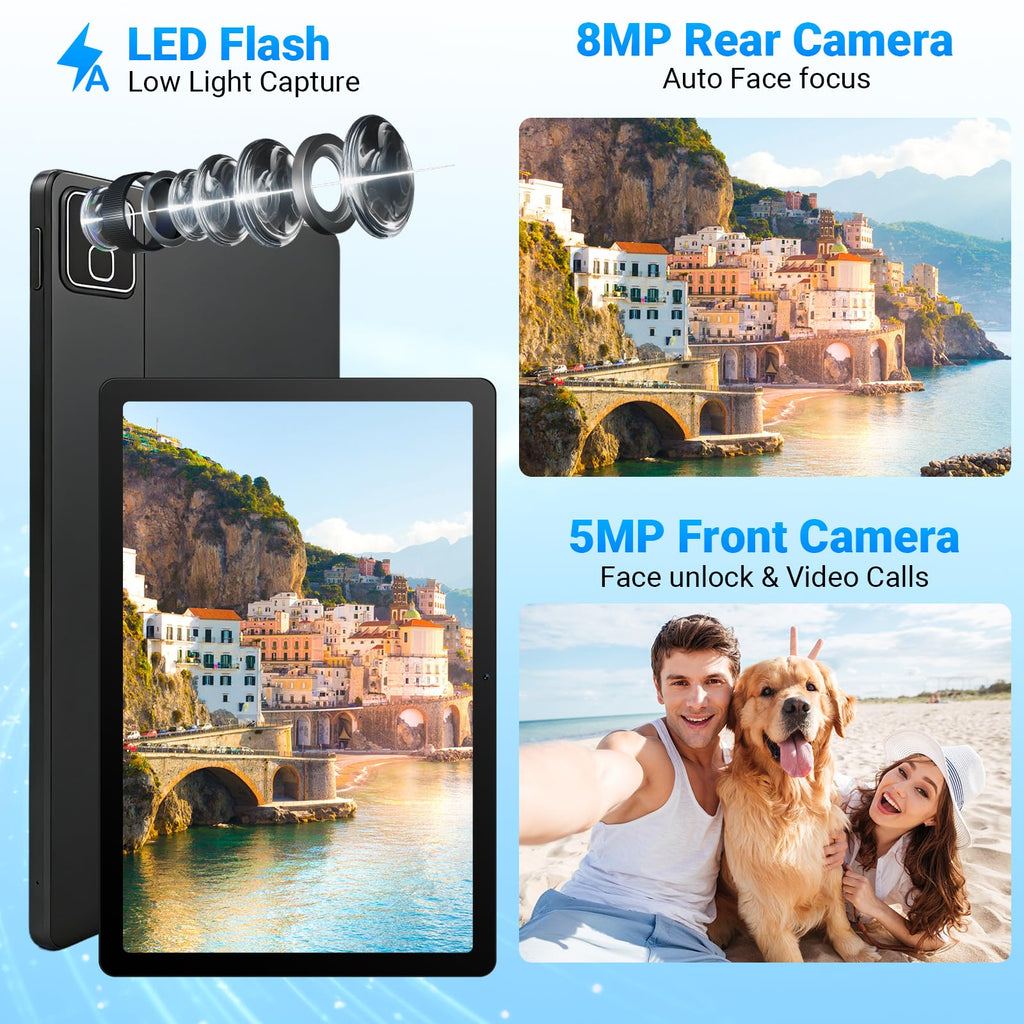 11 Inch 2 in 1 Android 16 Tablet with Keyboard Mouse Pen Case I2929