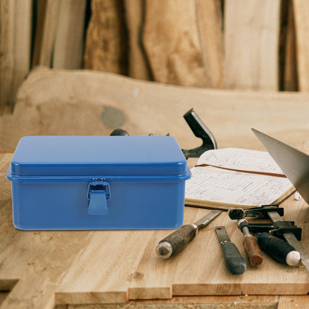 Blue Heavy Duty Portable Iron Toolbox Organizer H782007