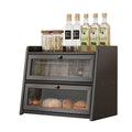 Large Bamboo Bread Box with Window L876080