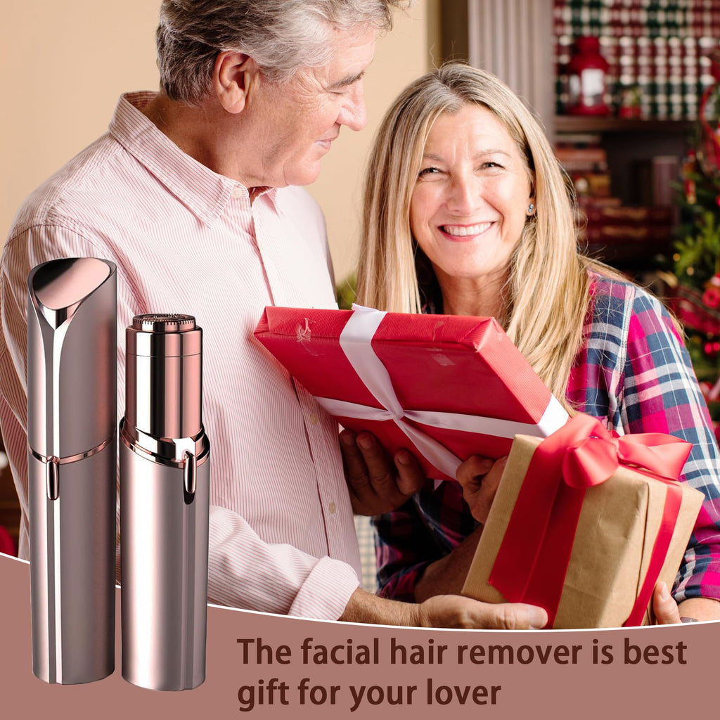 Battery Powered Facial Hair Remover with 2 Replacement Heads Y5679