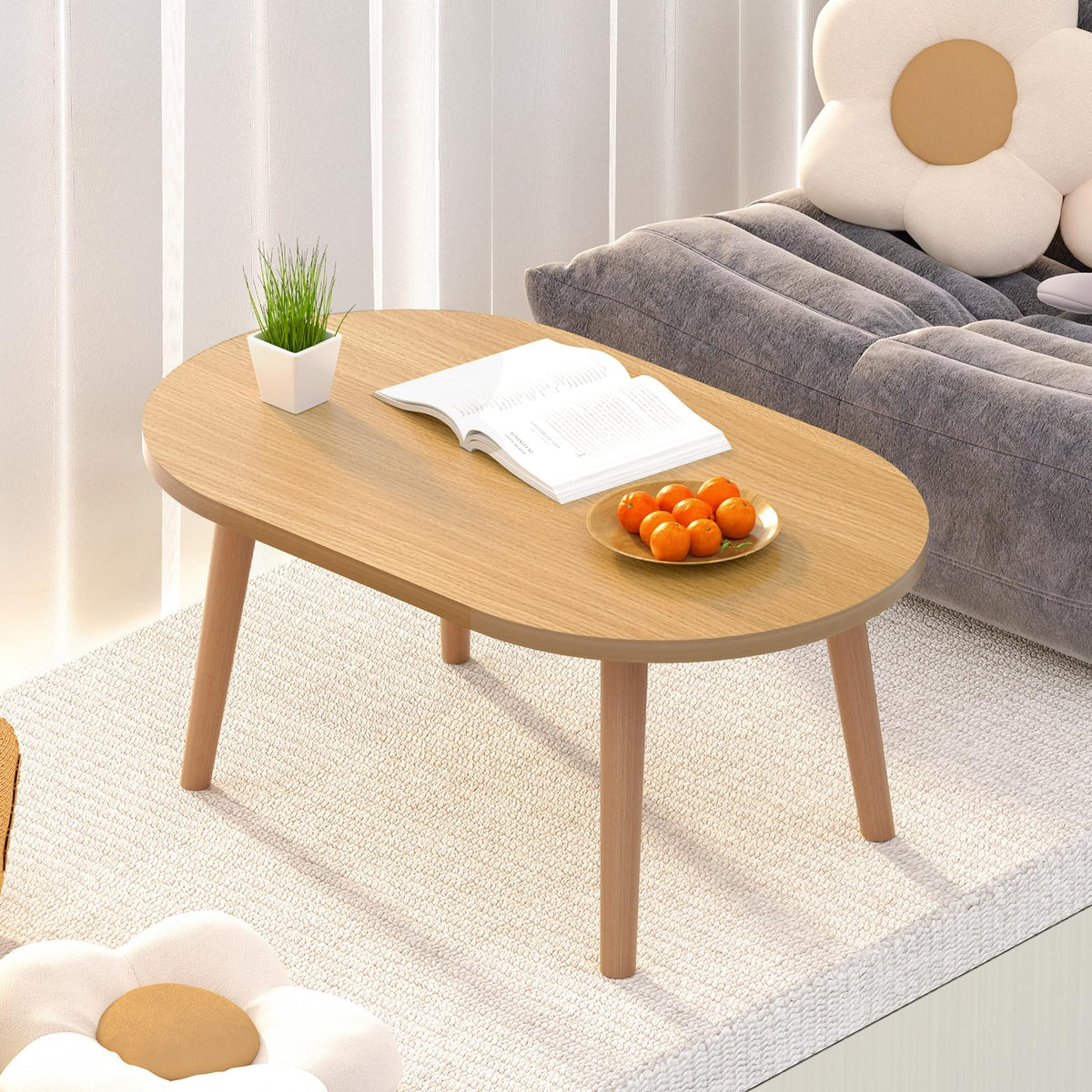 Small Oval Coffee Table O322
