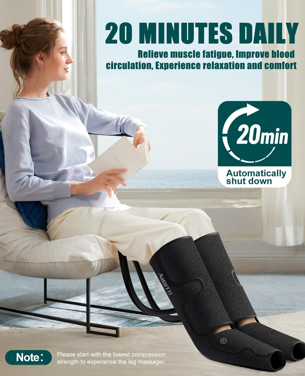Full Leg Massager with Heat Y36538