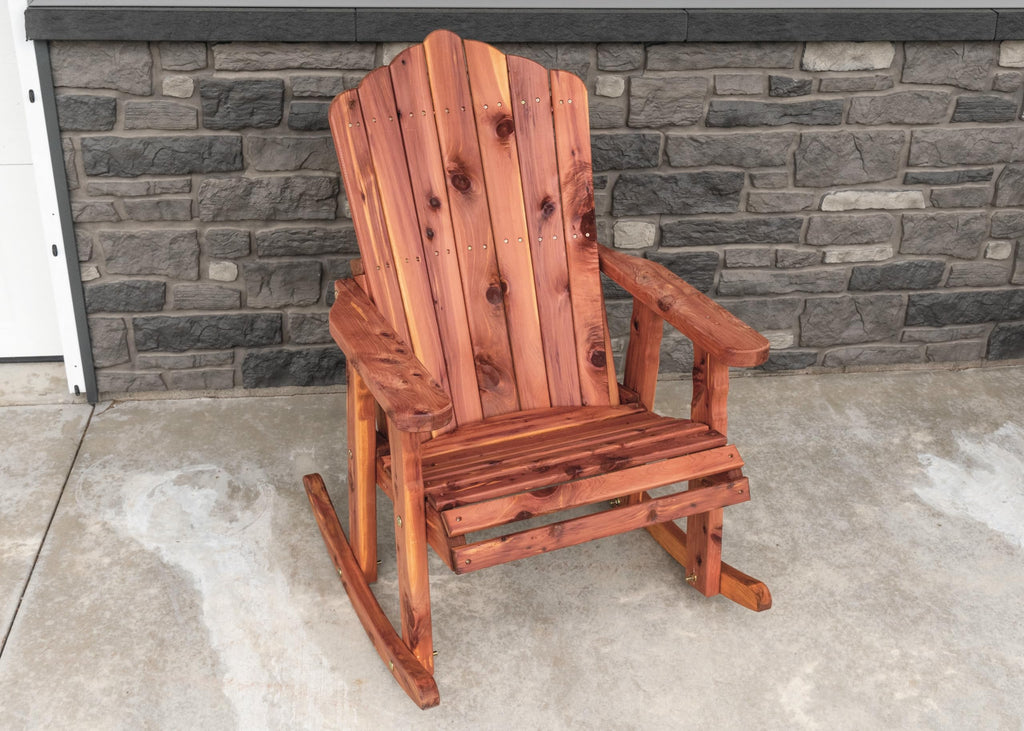 Cedar Adirondack Rocking Chair E813