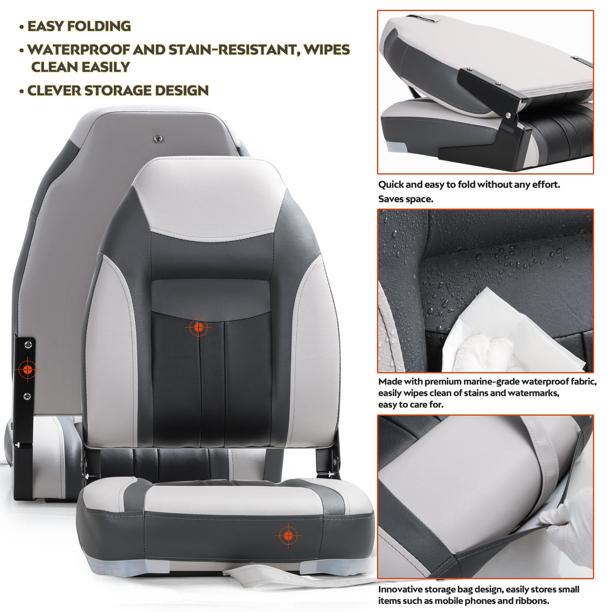 Folding Fishing Boat Seat E4811