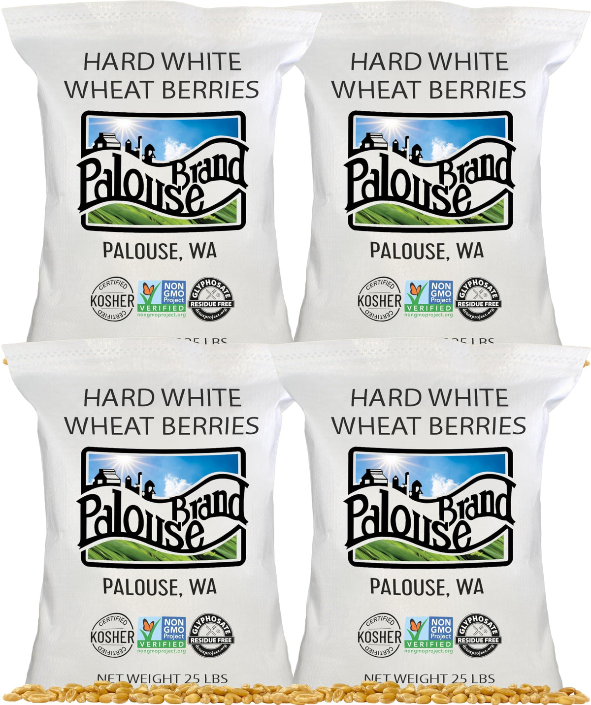 Hard White Wheat Berries 100 lbs S4864