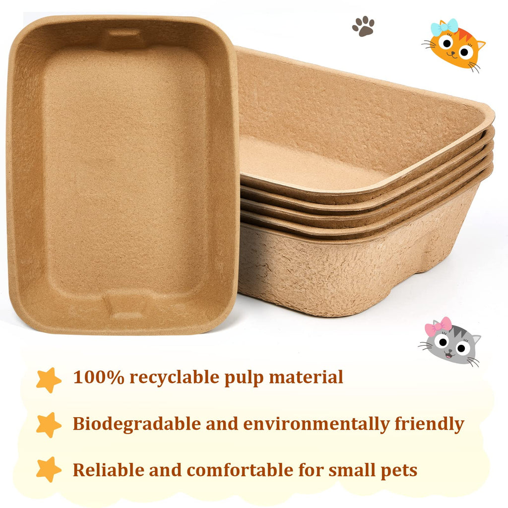 15 Pack Disposable Cat Litter Box Large W22228