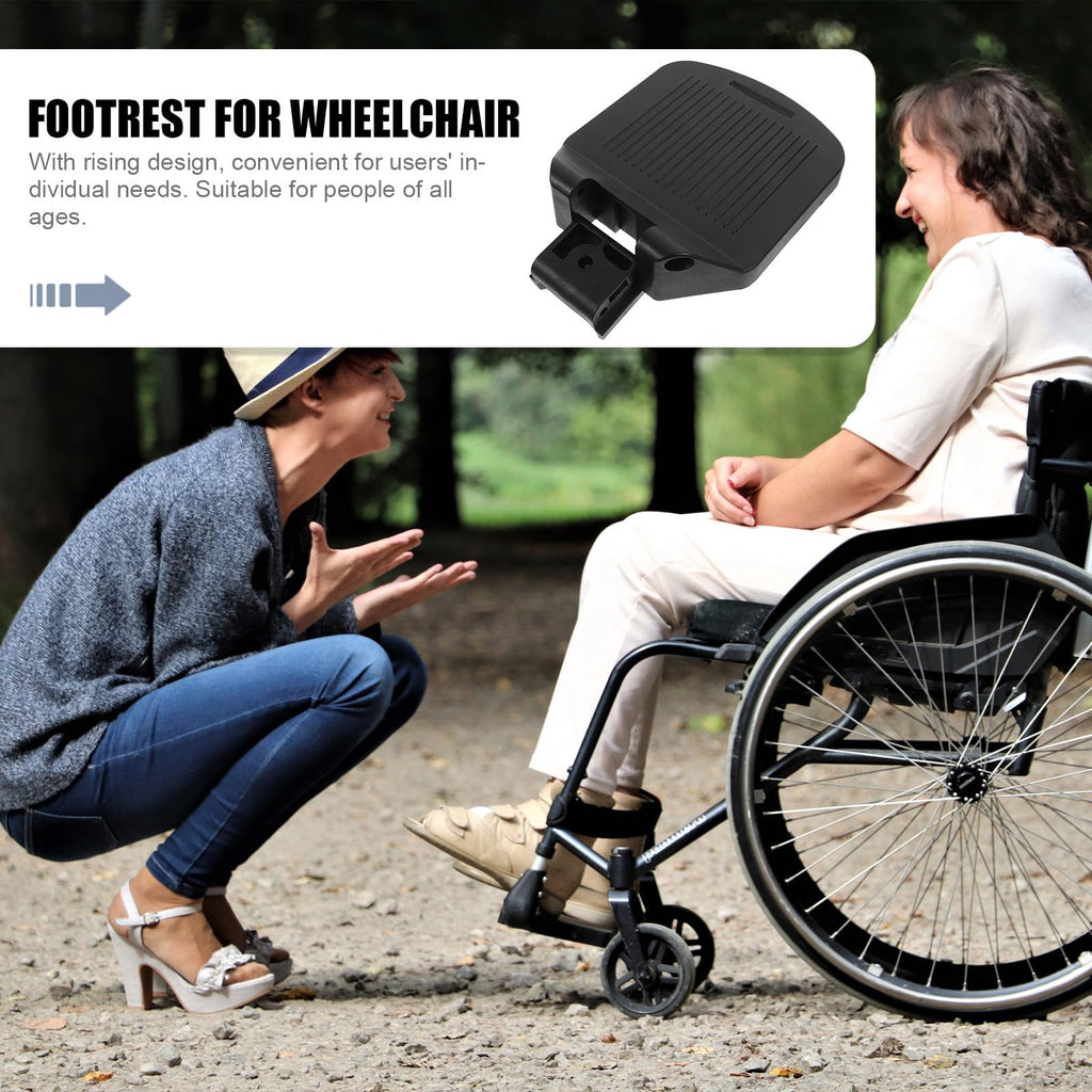Heavy Duty Adjustable Wheelchair Footrest Pedals P6690