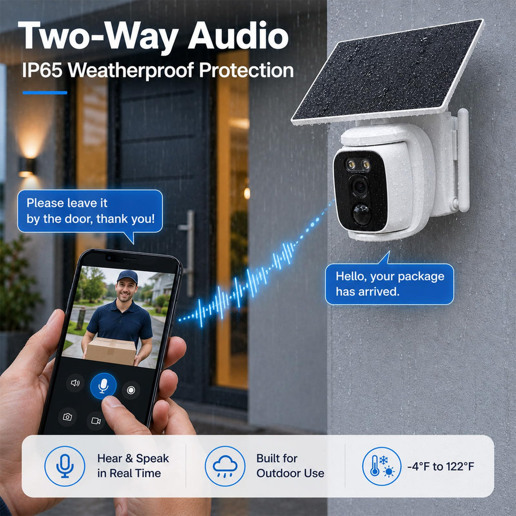 4 Pack Solar Security Cameras Wireless Outdoor 2K WiFi Camera System N321