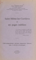 Cadre géographique, paroisse, seigneuries, châteaux, logis et activités économiques C6675
