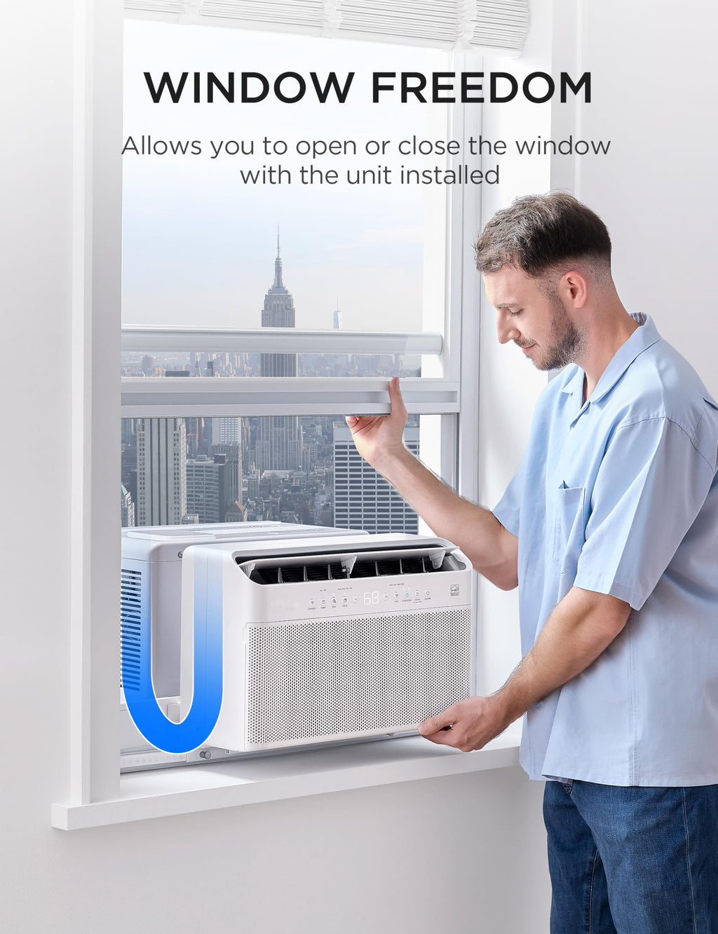 0,000 BTU U Shaped Window Air Conditioner F364992