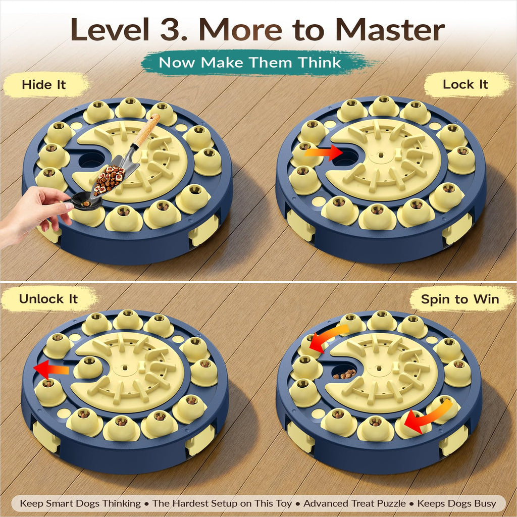 Large 3 Levels Dog Puzzle Toy C4867