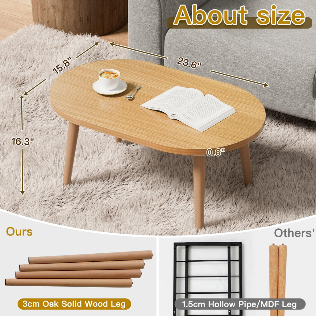 Small Oval Coffee Table O322