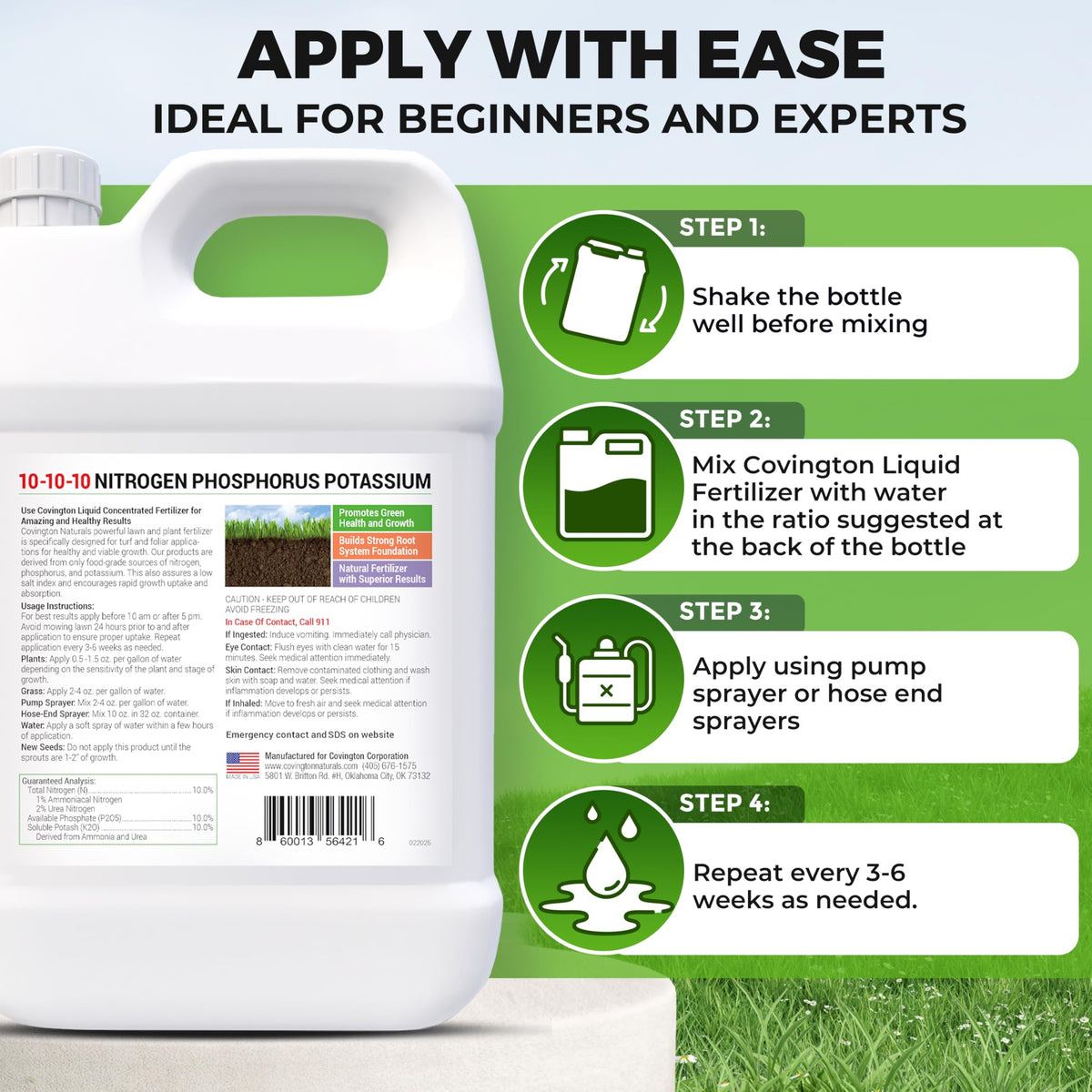 10-10-10 NPK Liquid Fertilizer 32oz M831979