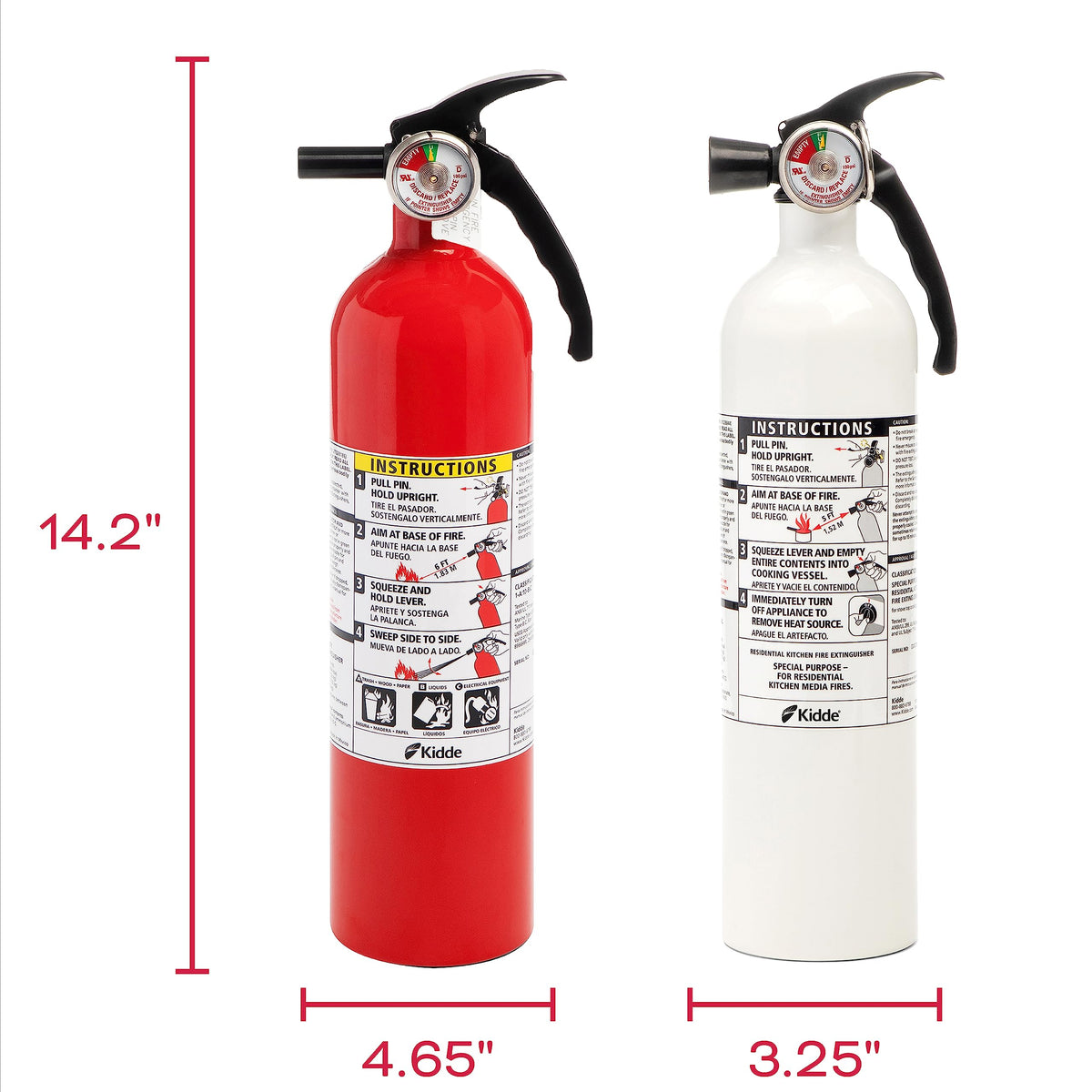 Kitchen + Home Fire Extinguisher Set H8857