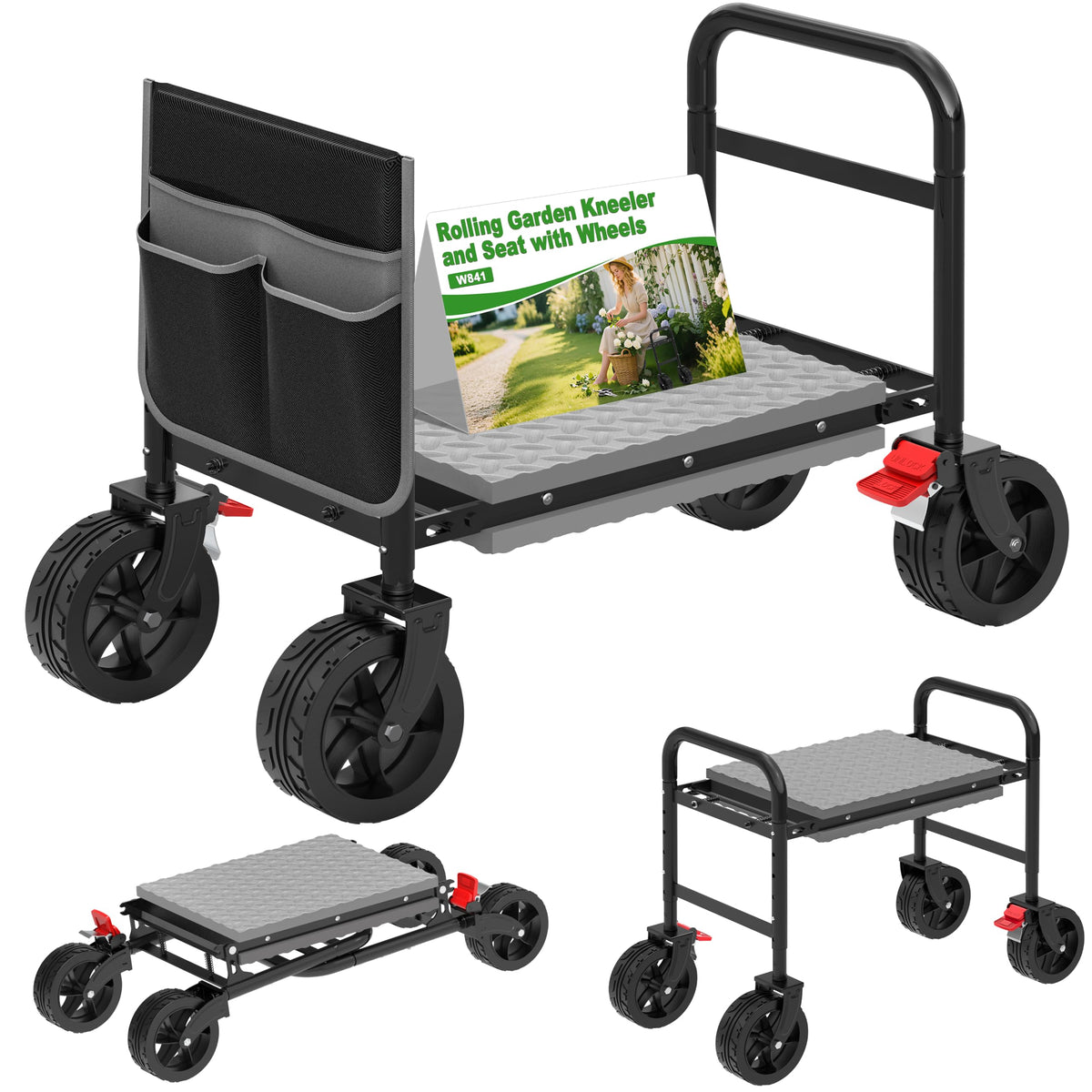 Rolling Garden Kneeler and Seat K759