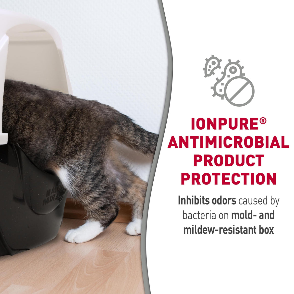 Hooded Corner Cat Litter Box with Charcoal Filter C282270