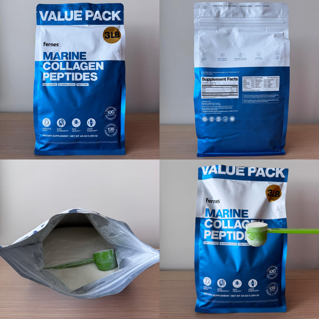 Marine Collagen Peptides Powder 3 LB Bulk W4284