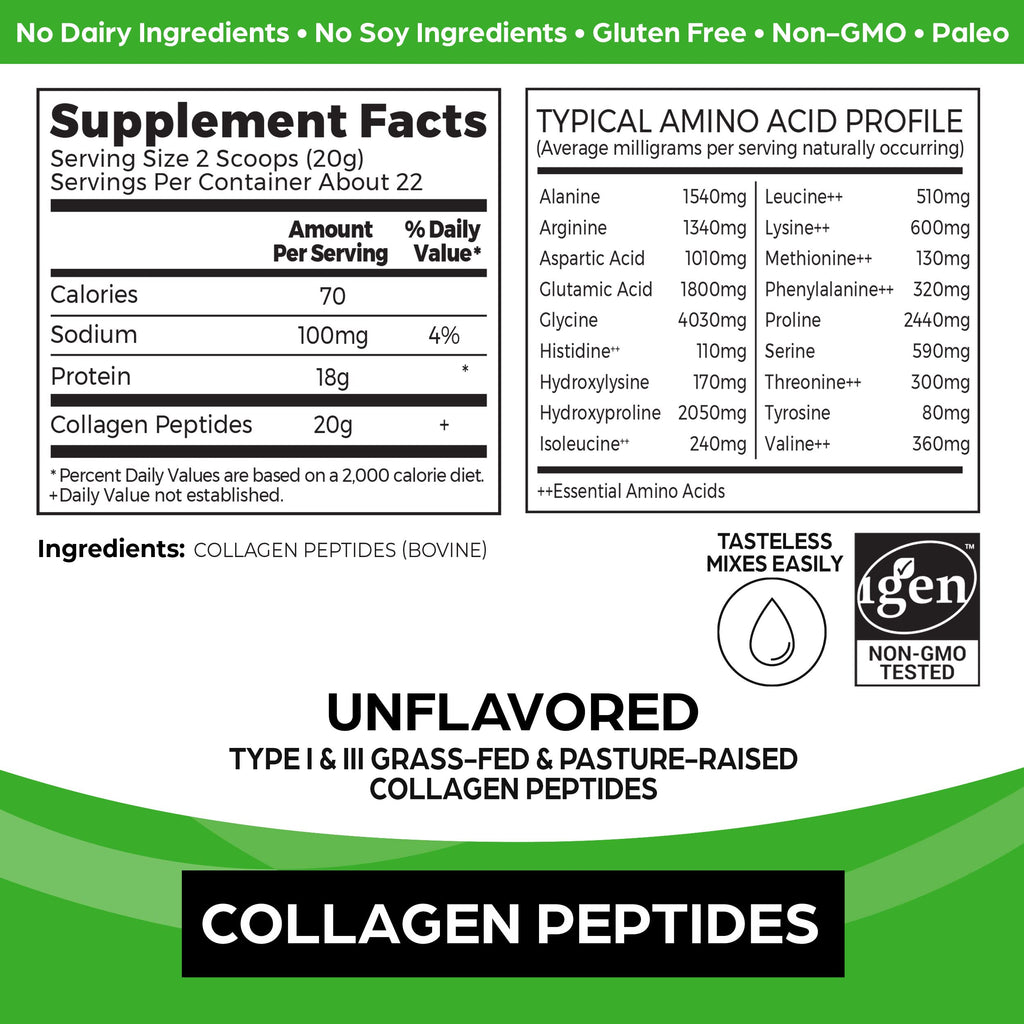 Hydrolyzed Collagen Powder with Organic Superfoods P41197