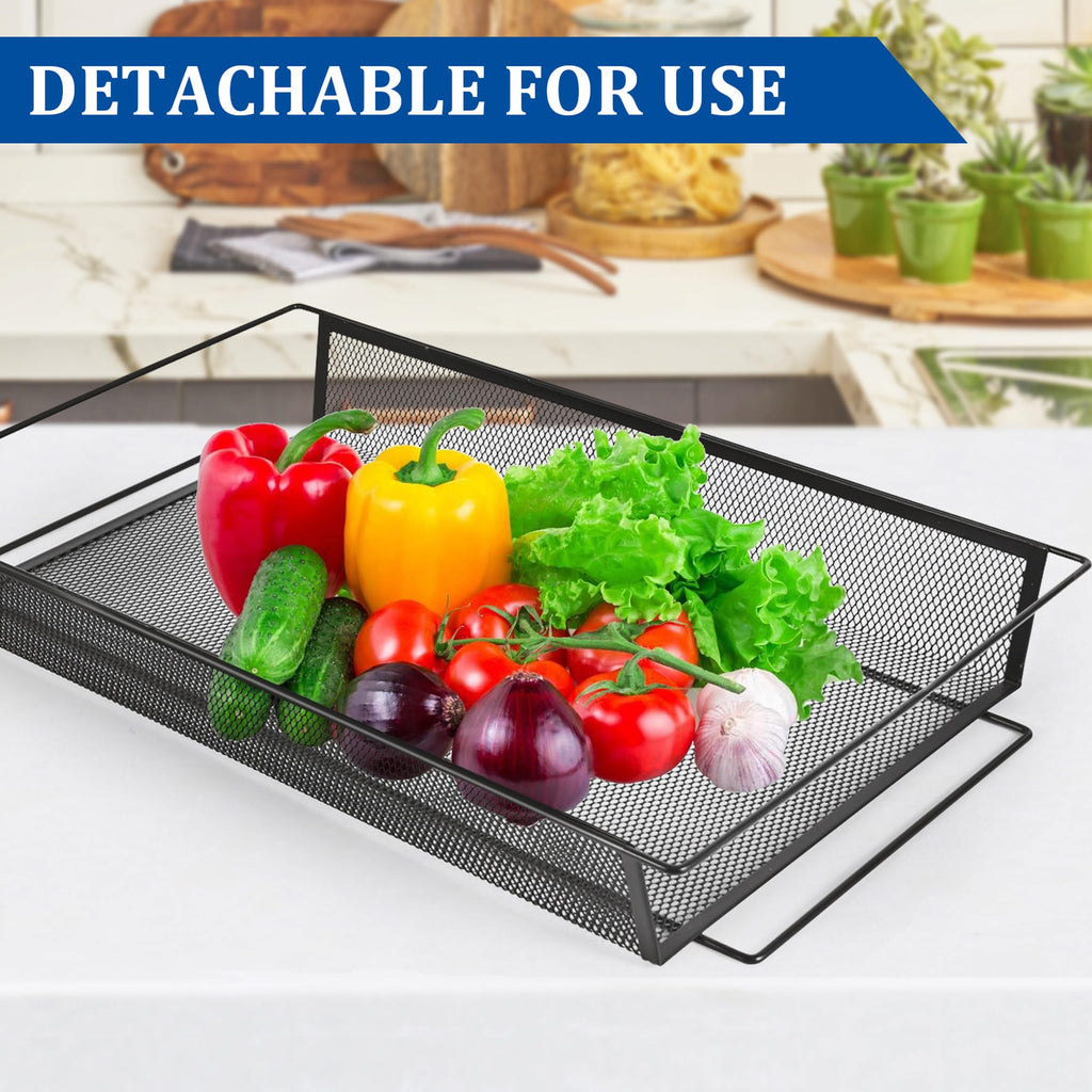 3 Tier Rectangular Metal Fruit Basket N133221