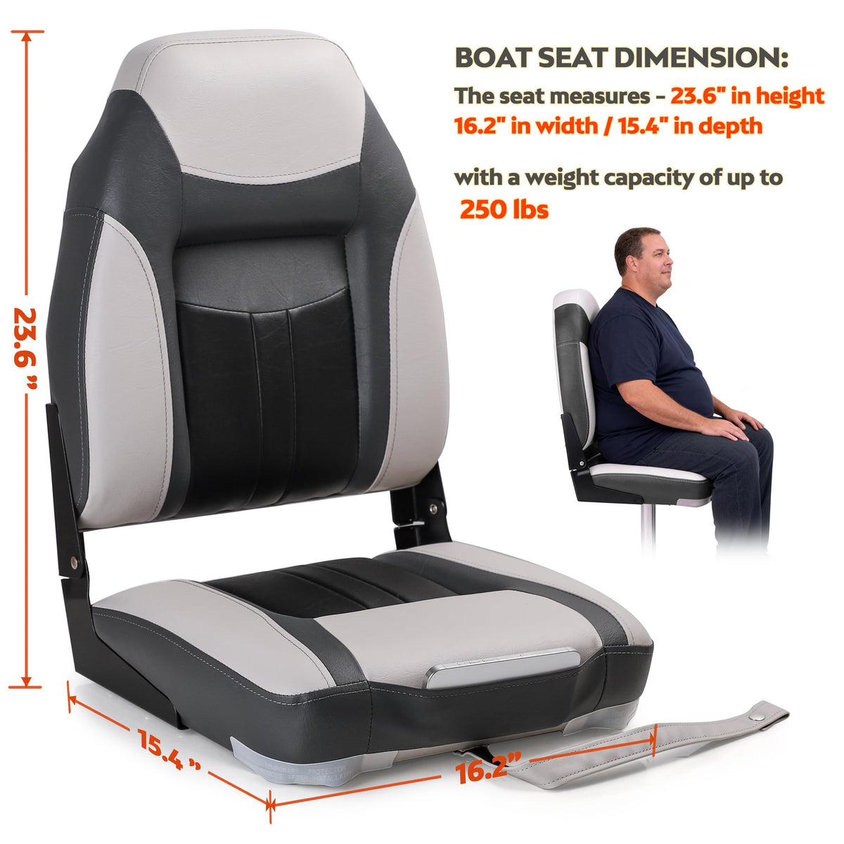 Folding Fishing Boat Seat E4811